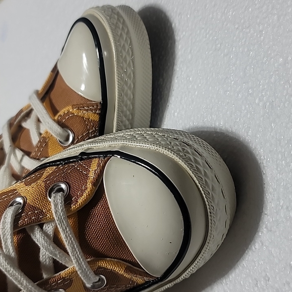 CONVERSE CHUCK TAYLOR 70's OX SNEAKERS GIRAFFE PRINT BROWN ARCHIVE CASUAL SHOE 5 - Picture 6 of 12